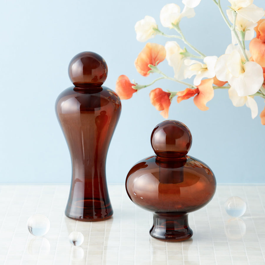 パフューム ボトル オブジェ S ブラウン