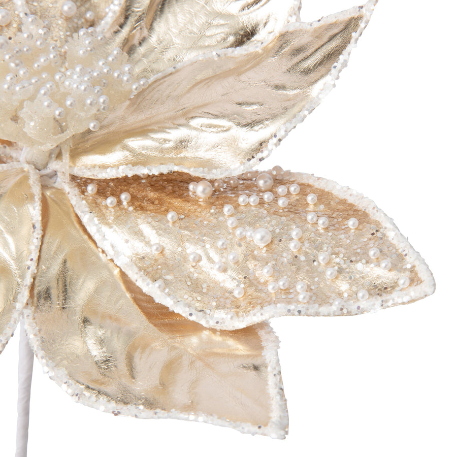 アートプランツ パール ポインセチア ゴールド