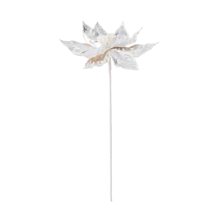 アートプランツ パール ポインセチア シルバー