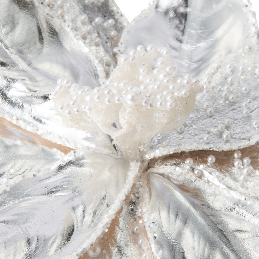 アートプランツ パール ポインセチア シルバー