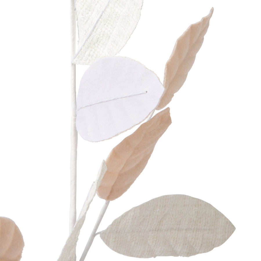 アートプランツ ツイード リーフ ホワイト
