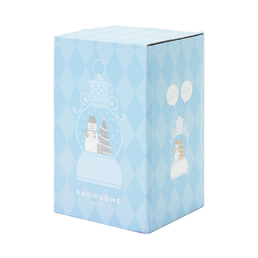 スノードーム ラウンドランタン スノーマン L