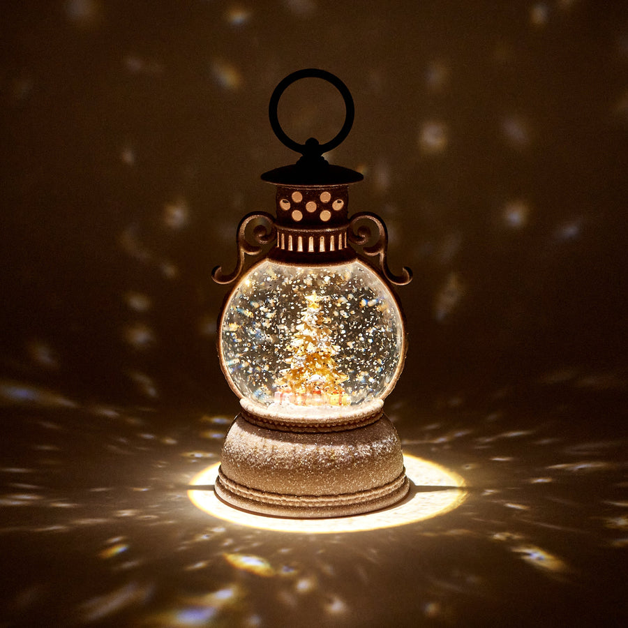 スノードーム ラウンドランタン ツリーベア L