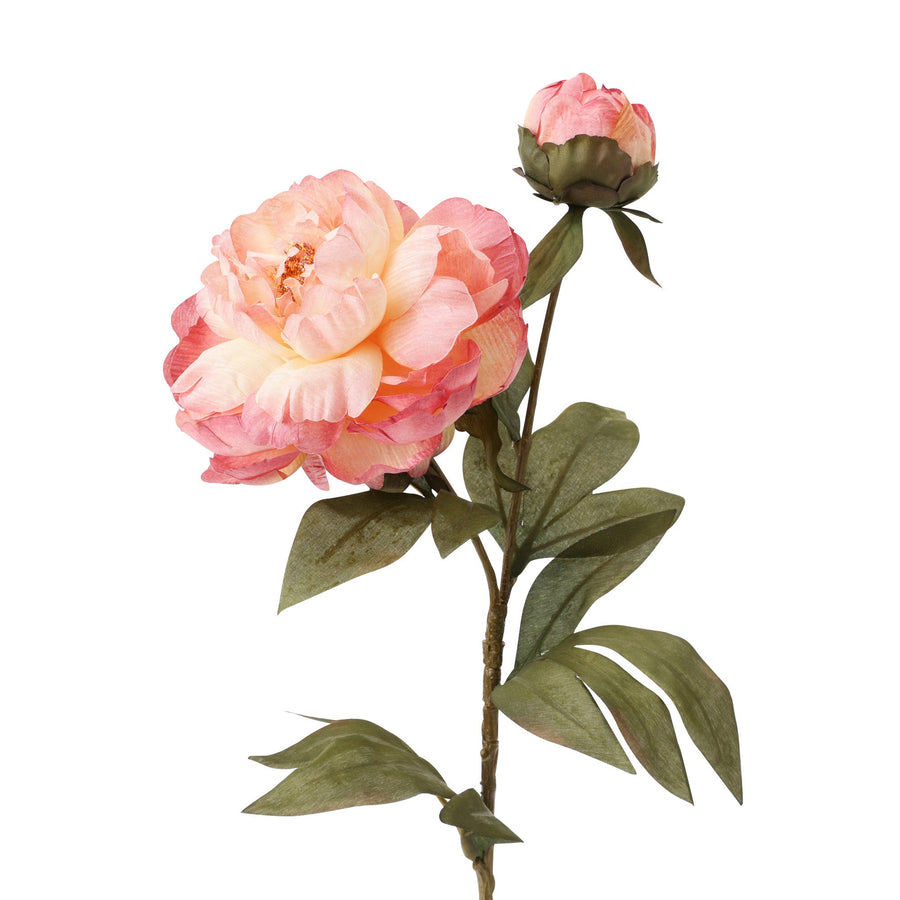 アートフラワー ピオニー M ライトピンク