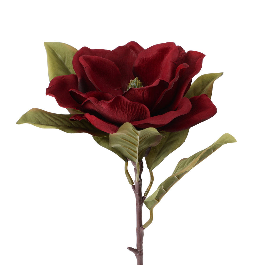 アートフラワー マグノリア レッド