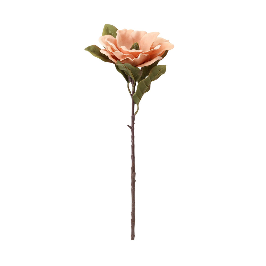 アートフラワー マグノリア コーラル