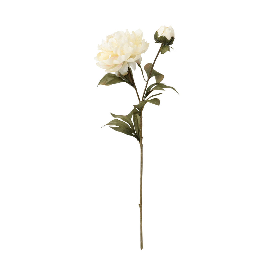 アートフラワー ピオニー M ホワイト
