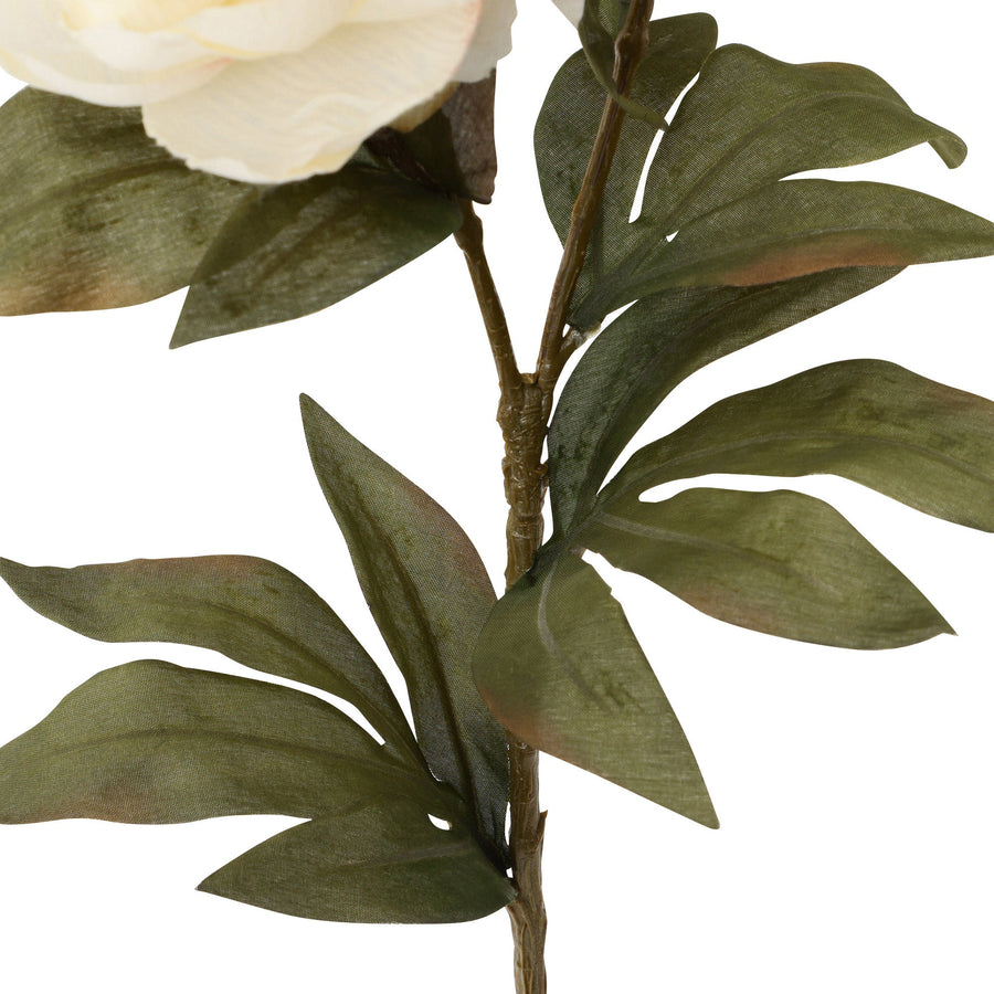 アートフラワー ピオニー M ホワイト