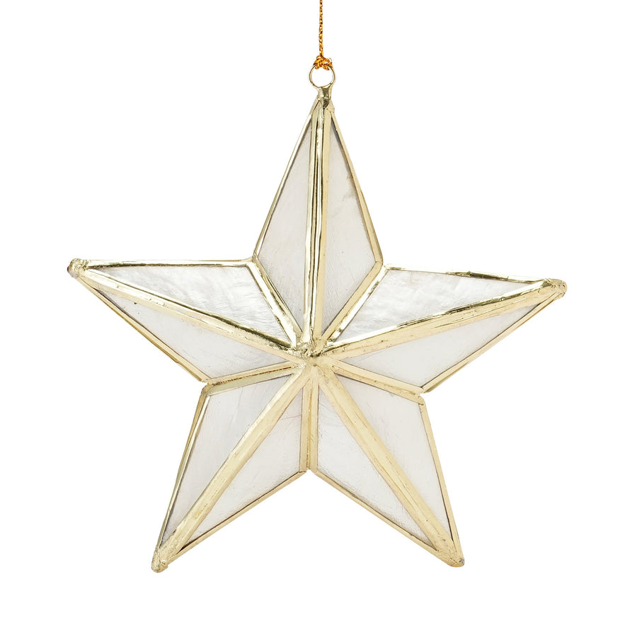 カピスオーナメント スター クリア