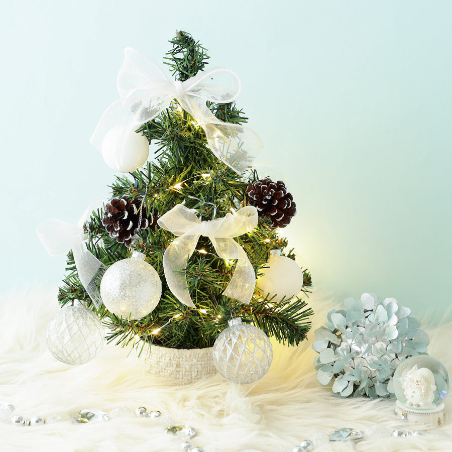 デスクトップツリー リボン ホワイト