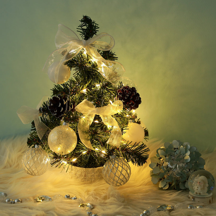 デスクトップツリー リボン ホワイト