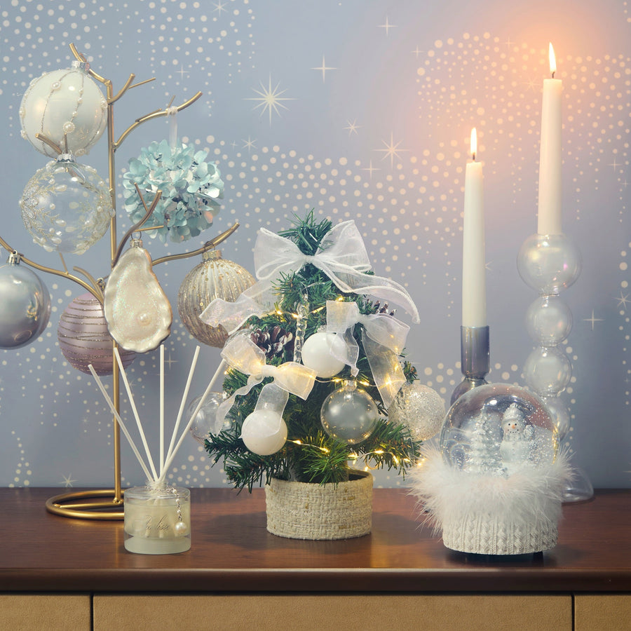 デスクトップツリー リボン ホワイト