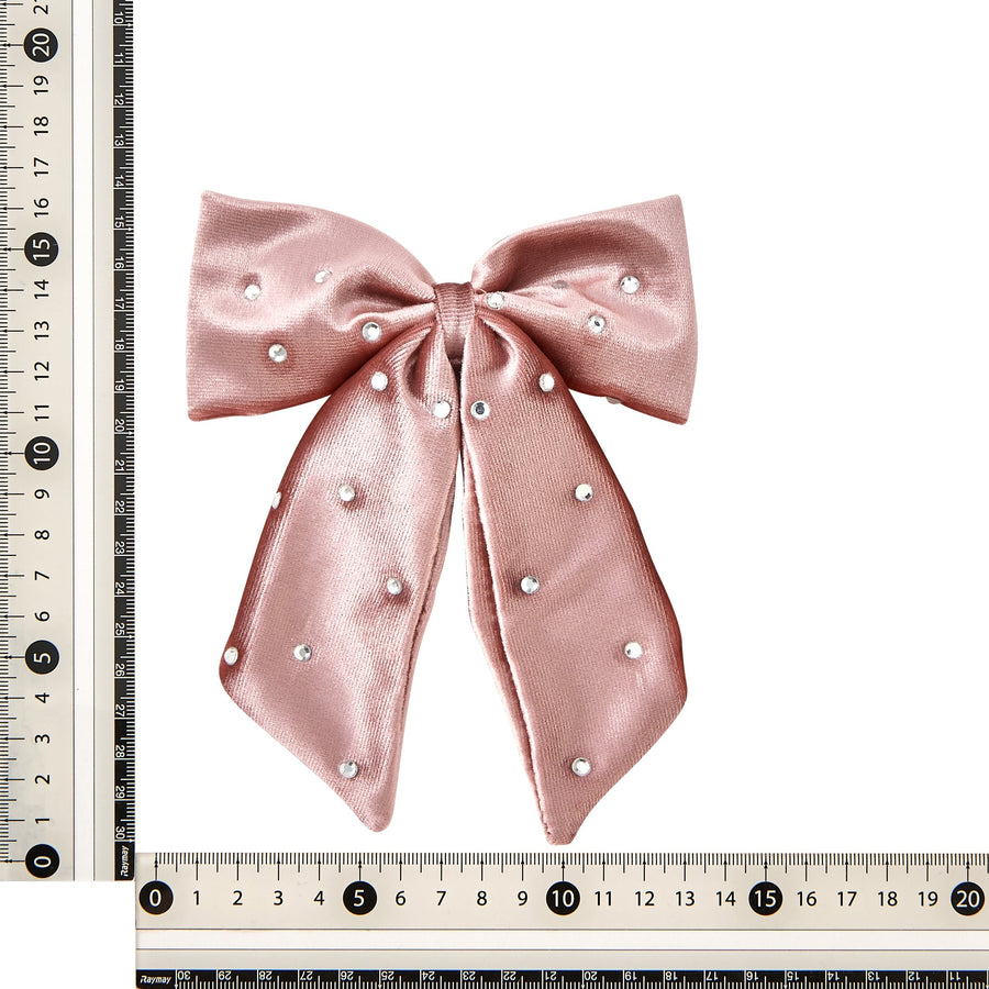 リボンオーナメントセット 6個入り ライトピンク