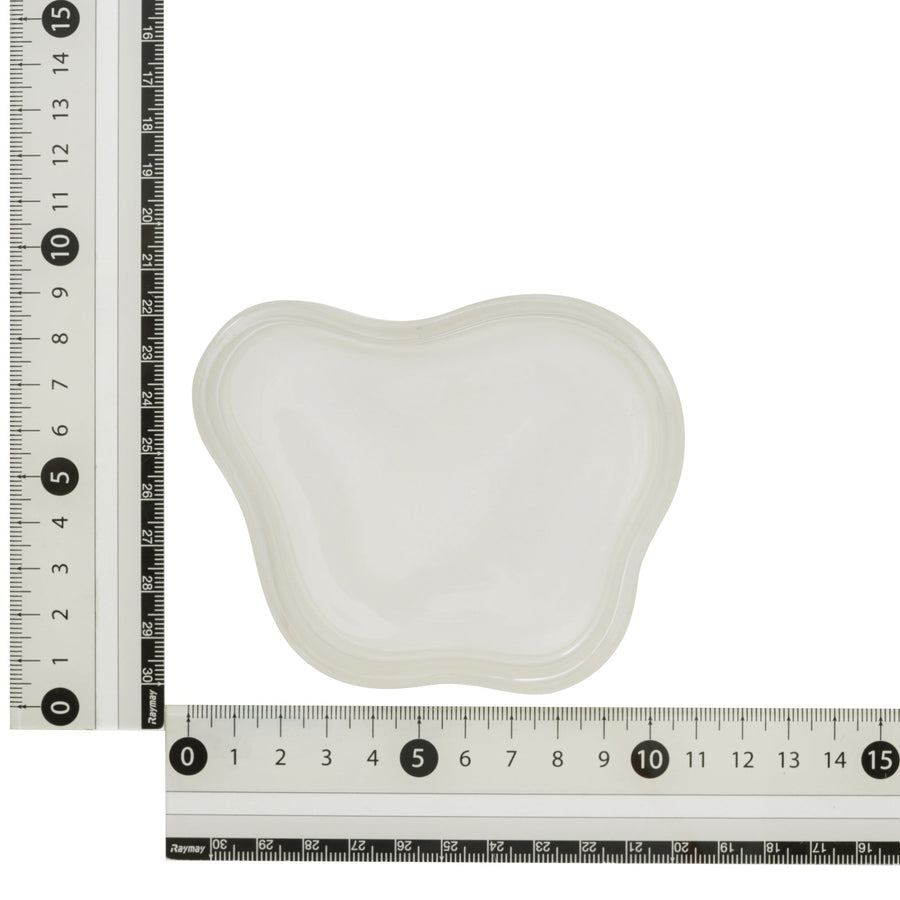 ガラスウェーブ アクセサリートレイ ホワイト