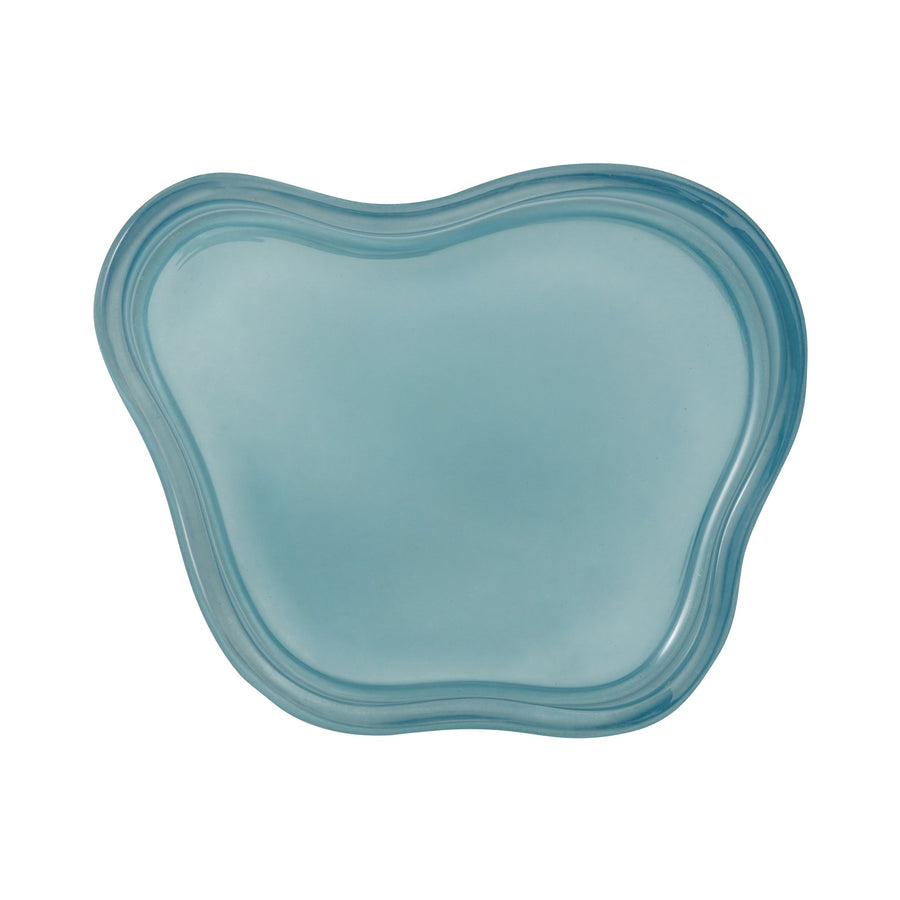 ガラスウェーブ アクセサリートレイ ブルー