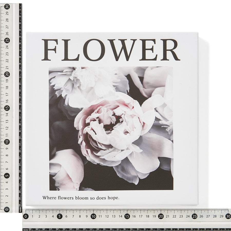 Monochrome Art Board Set of 5 Flowers