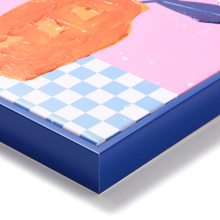 カラフルフレーム アートボード ブルー