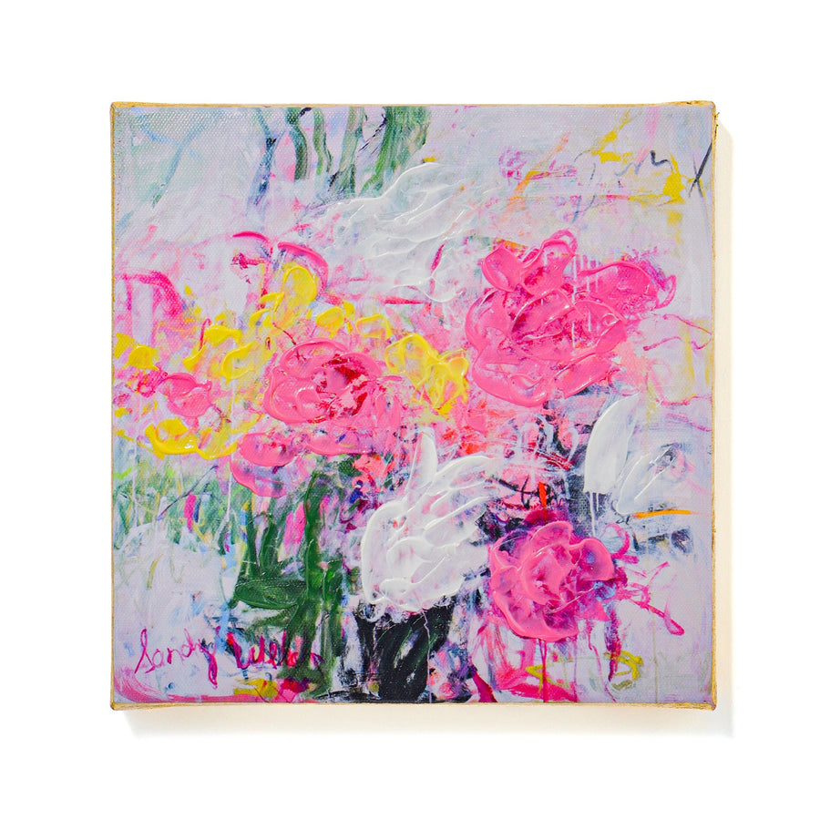 ペインティング アートボード フラワー S