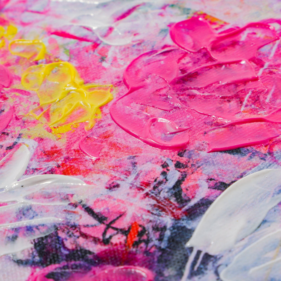 ペインティング アートボード フラワー S