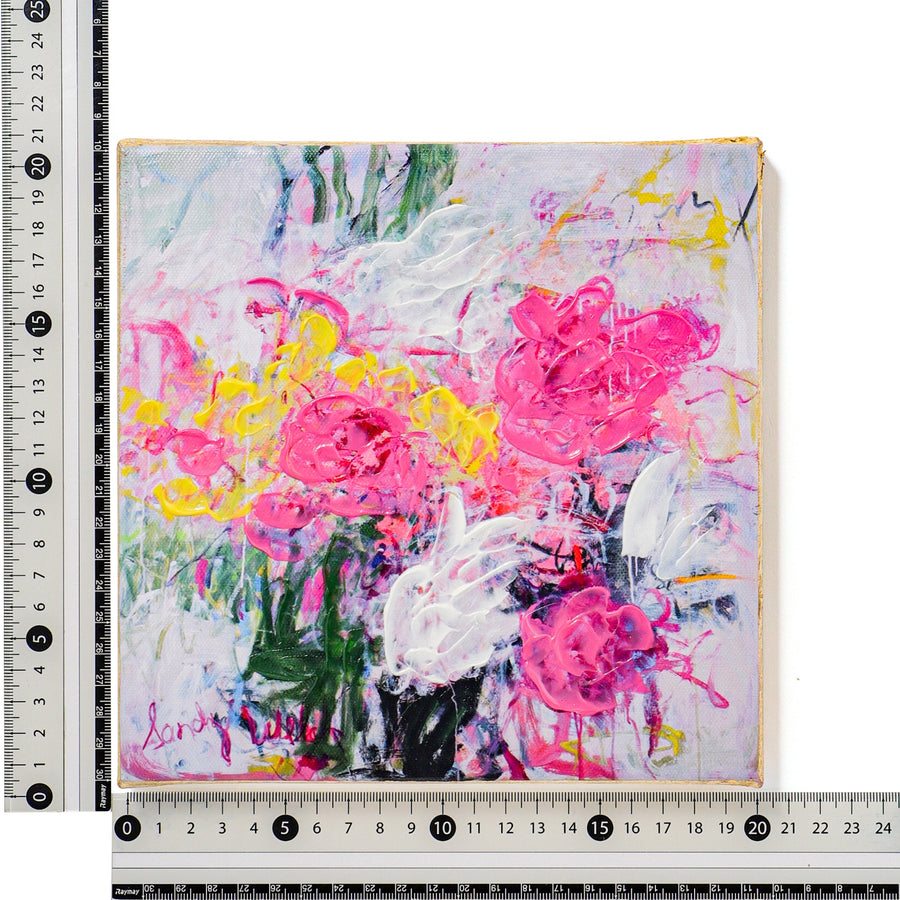 ペインティング アートボード フラワー S