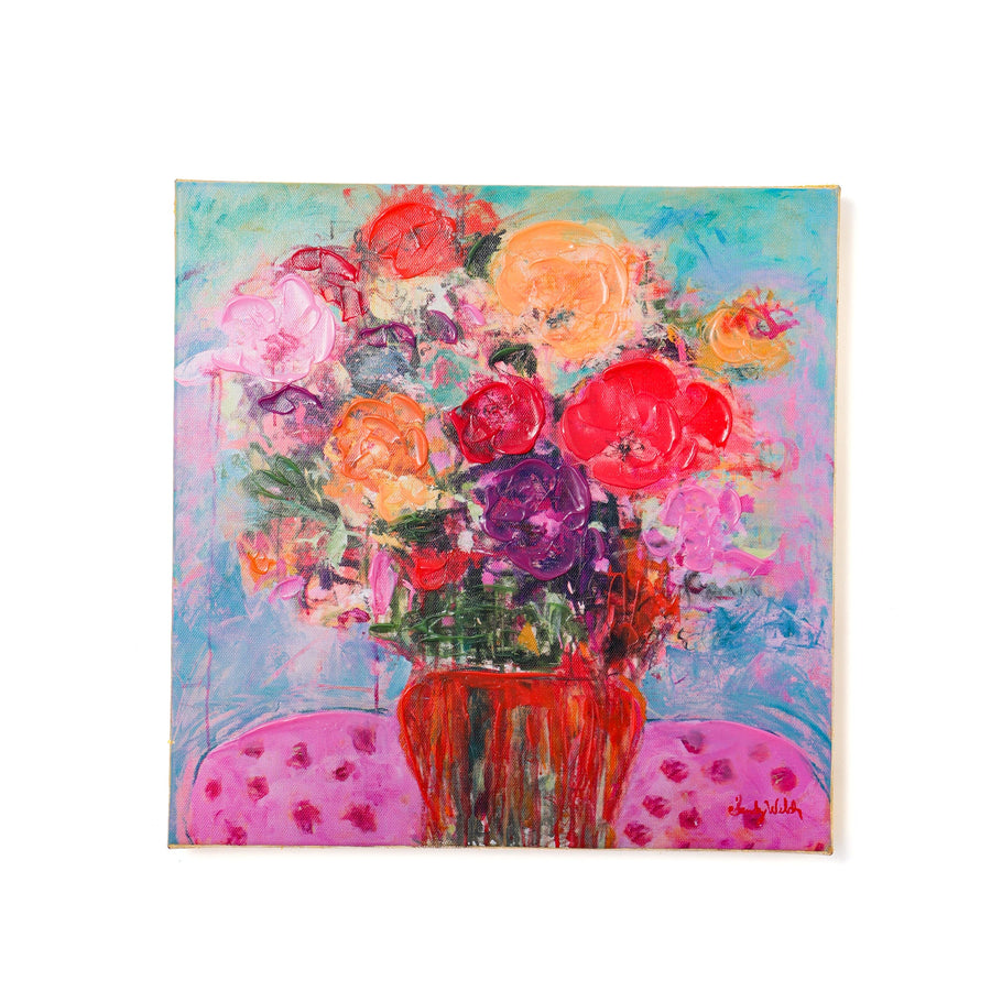 ペインティング アートボード フラワー M