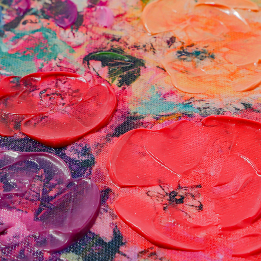 ペインティング アートボード フラワー M