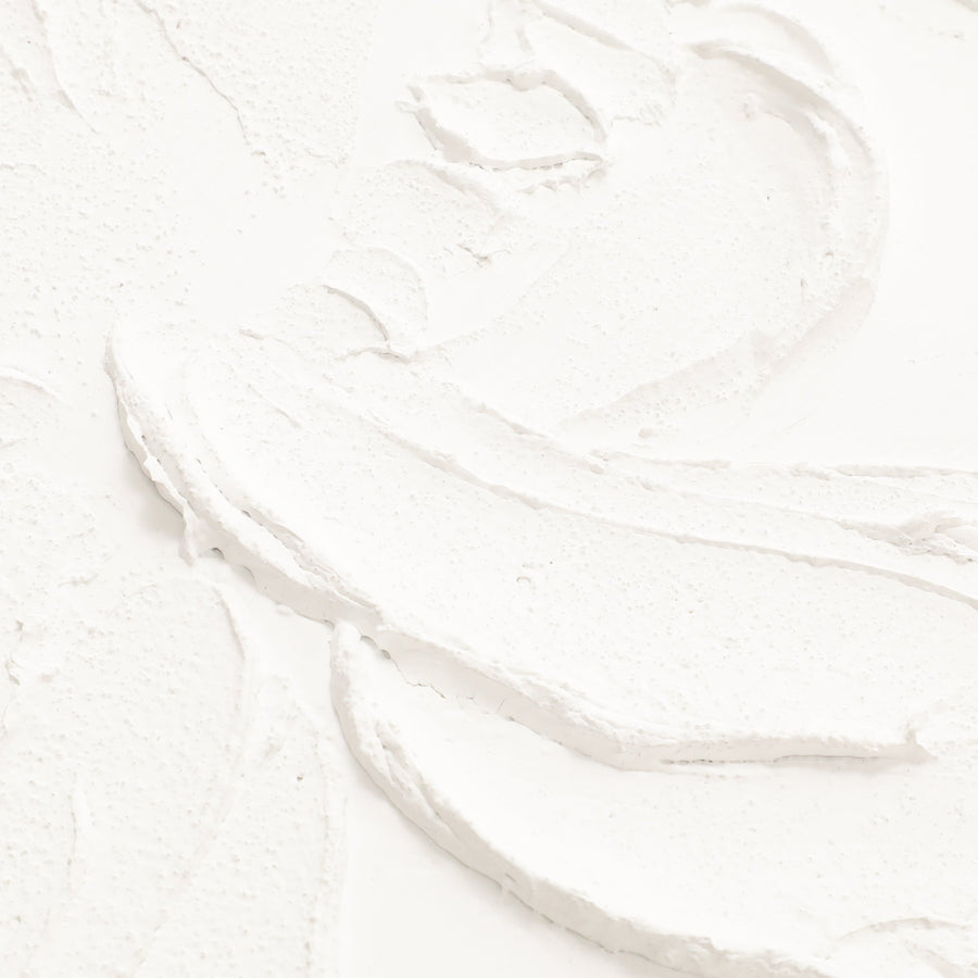 ホワイト ボタニカル アートボード B