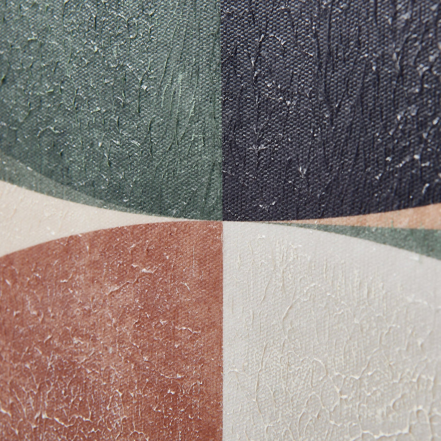 ジオメトリック アートボード グリーン