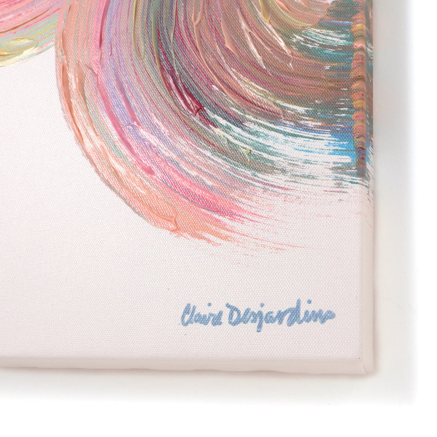 ペインティング アートボード ウェーブ M ピンク