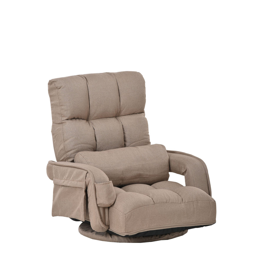 Swivel PU leather 1-seater sofa