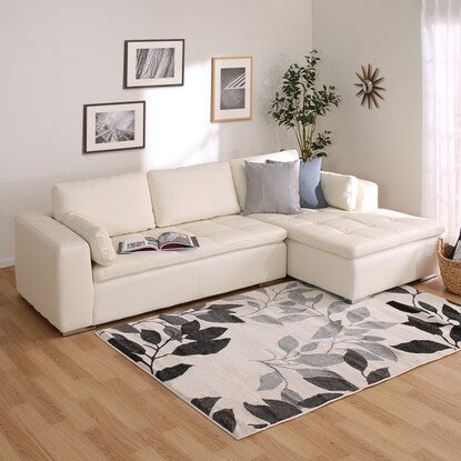 Couch sofa (Double Line 3LC White leather)