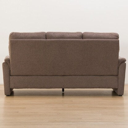 3-seater fabric-upholstered sofa (Naruta Fabric KD BR)