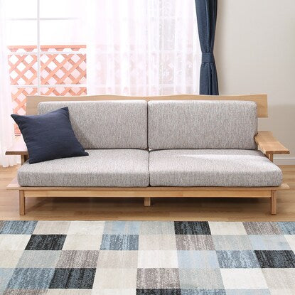 3-seater fabric sofa (Akatsuki NA)