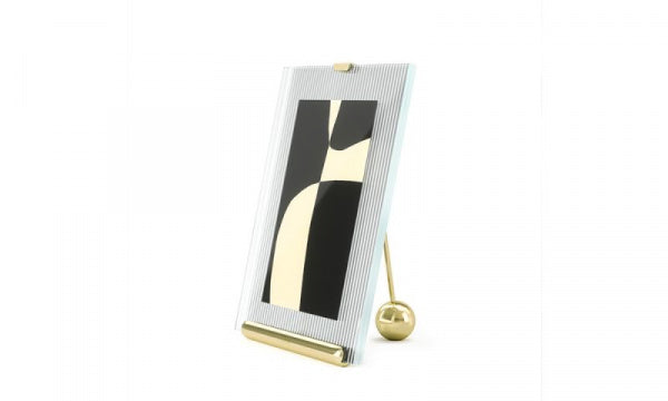 Flute Photo Frame 4x6, Postcard 5x7 (2L size), Brass