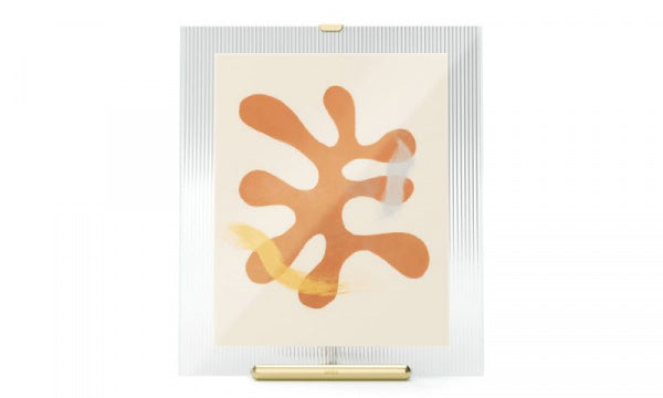 Flute Photo Frame 8x10 Brass