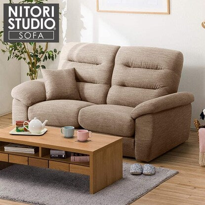 2-seater fabric sofa (N Pocket A12 H-LO DR-BE)