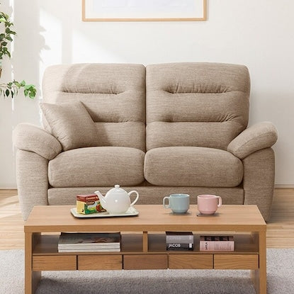 2-seater fabric sofa (N Pocket A12 H-LO DR-BE)