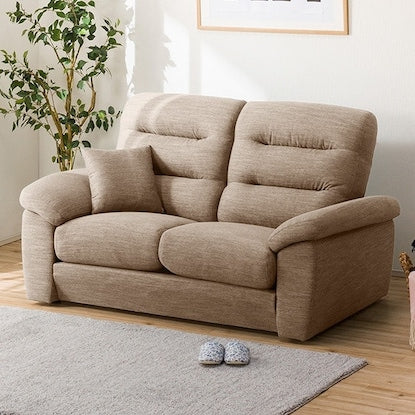 送料25,400円込み！2人用布張りソファ(NポケットA12 H-LO) ニトリ ニトリ 2人掛け布張りソファ（NポケットA12 H-LO DR-BE） - MIRUMU
