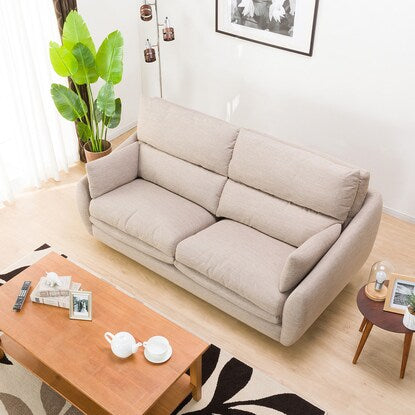 3-seater fabric sofa (N Pocket A9H DR-BE)