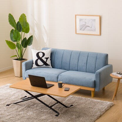 3-seater upholstered sofa (HM03S BL)