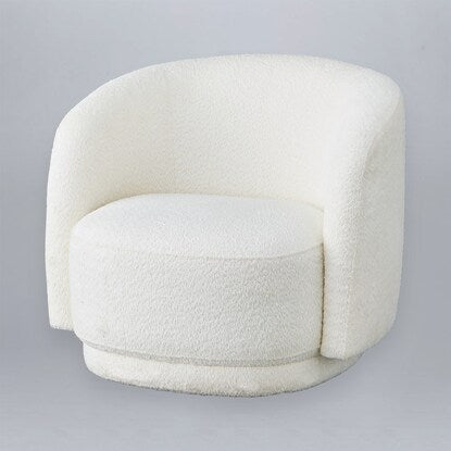 1-seater upholstered sofa (MB02 WH)