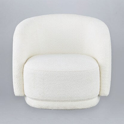 1-seater upholstered sofa (MB02 WH)