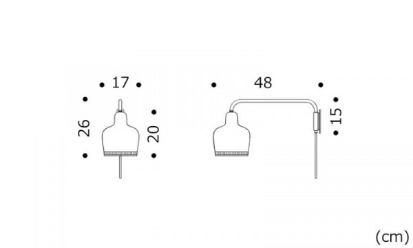 A330S WALL LAMP GOLDEN BELL