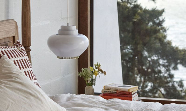 A333 PENDANT LIGHT カブ ホワイト×ブラス