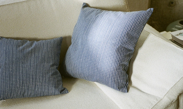 RIVI Canvas Cushion Cover 50x50cm Blue