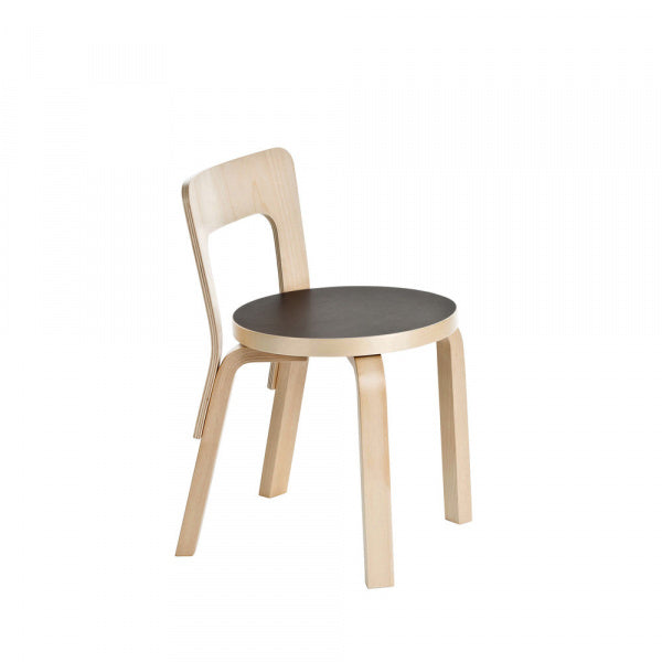 CHAIR N65 子ども用 ブラックリノリウム