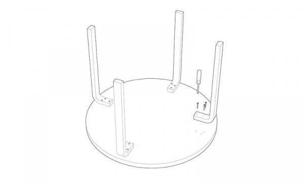 TABLE 90A 子ども用 ブラックリノリウム