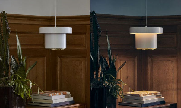A201 PENDANT LIGHT White x Brass