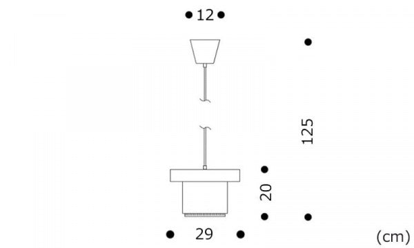 A201 PENDANT LIGHT White x Brass
