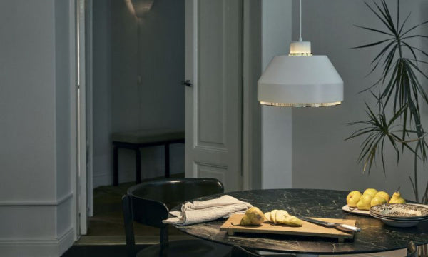 AMA500 PENDANT LIGHT White x Brass